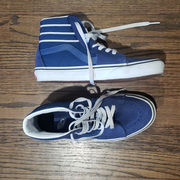 Vans Blue High Tops - Picture 1 of 13